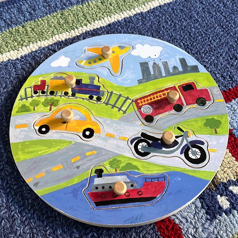 Pottery Barn Kids wooden puzzle